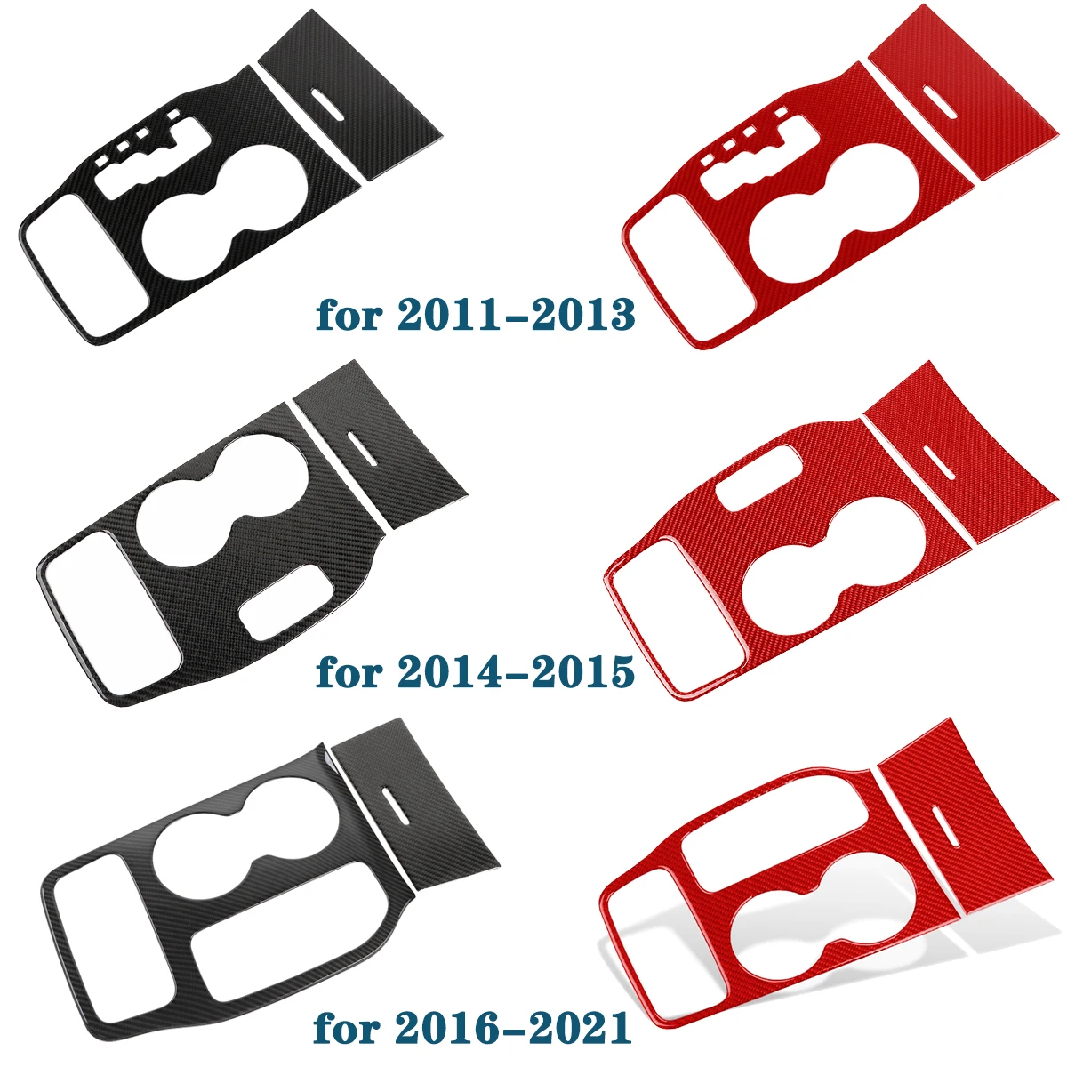 Car Gear Shift Water Cup Holder Panel Decoration Cover for Jeep Grand Cherokee 2011-2018 2019 2020 2021 Interior Accessories
