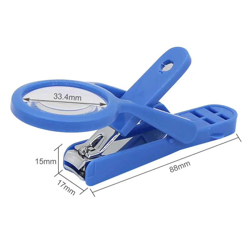 Tagliaunghie portatile con lente d'ingrandimento lente d'ingrandimento taglierina per unghie per strumento per Pedicure per Manicure