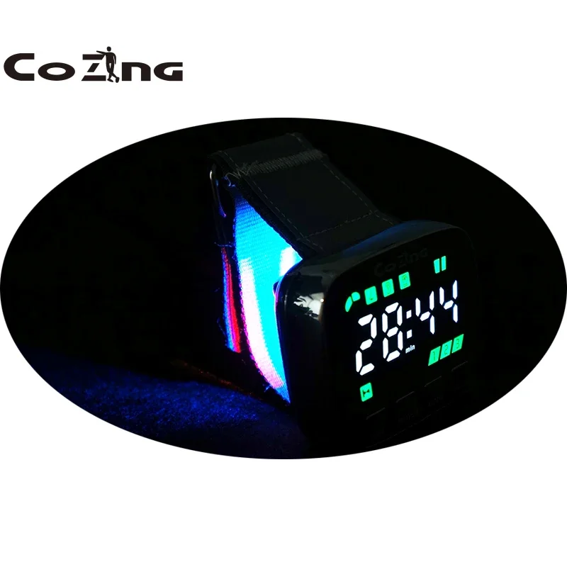 COZING Medical 4 Color Laser Therapy Acupuncture Watch Treatment Sinusitis Sore Tinnitus Lower Blood Pressure blood Clean Natura