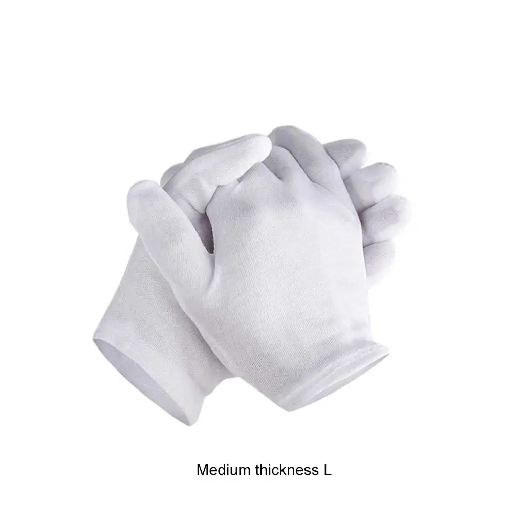 24 Pairs Cotton Gloves Full Finger Male Mittens Household Cleaning