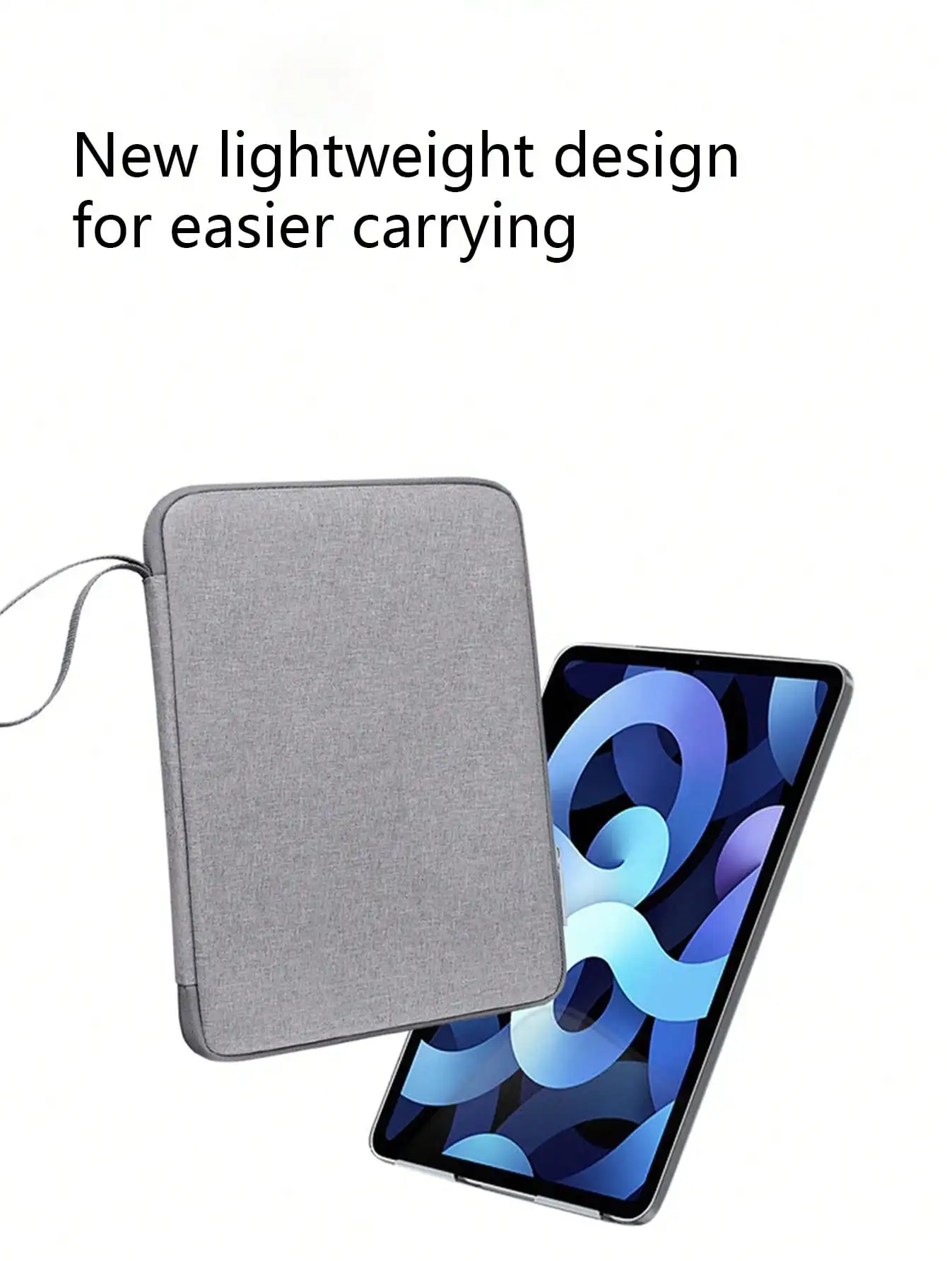 Simple and Portable 11.9inch iPad Storage Bag, Tablet Protective Case, Anti-Drop and Wear-Resistant iPad Bag, a Must-Have for Office Travel
