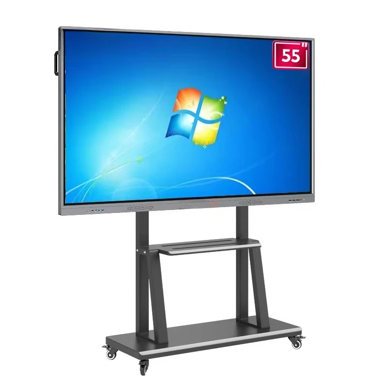 55-inch smart whiteboard touchscreen interactive board for e-learning and classroom teaching