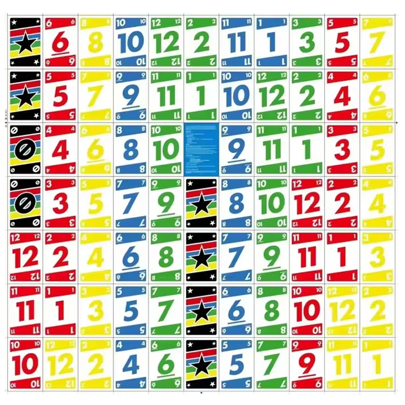 Phase 10 Kartenspiel, 재미있는 높은 재미 멀티플레이어 장난감 디자인 보드 게임 카드 가족 파티 장난감 지불