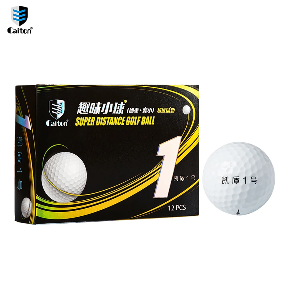 Caiton 12pc Golf Long Distance Balls,Enhanced Design High Bounce Beyond 40 Yards Extreme Challenge,Fly Further and More Accurate