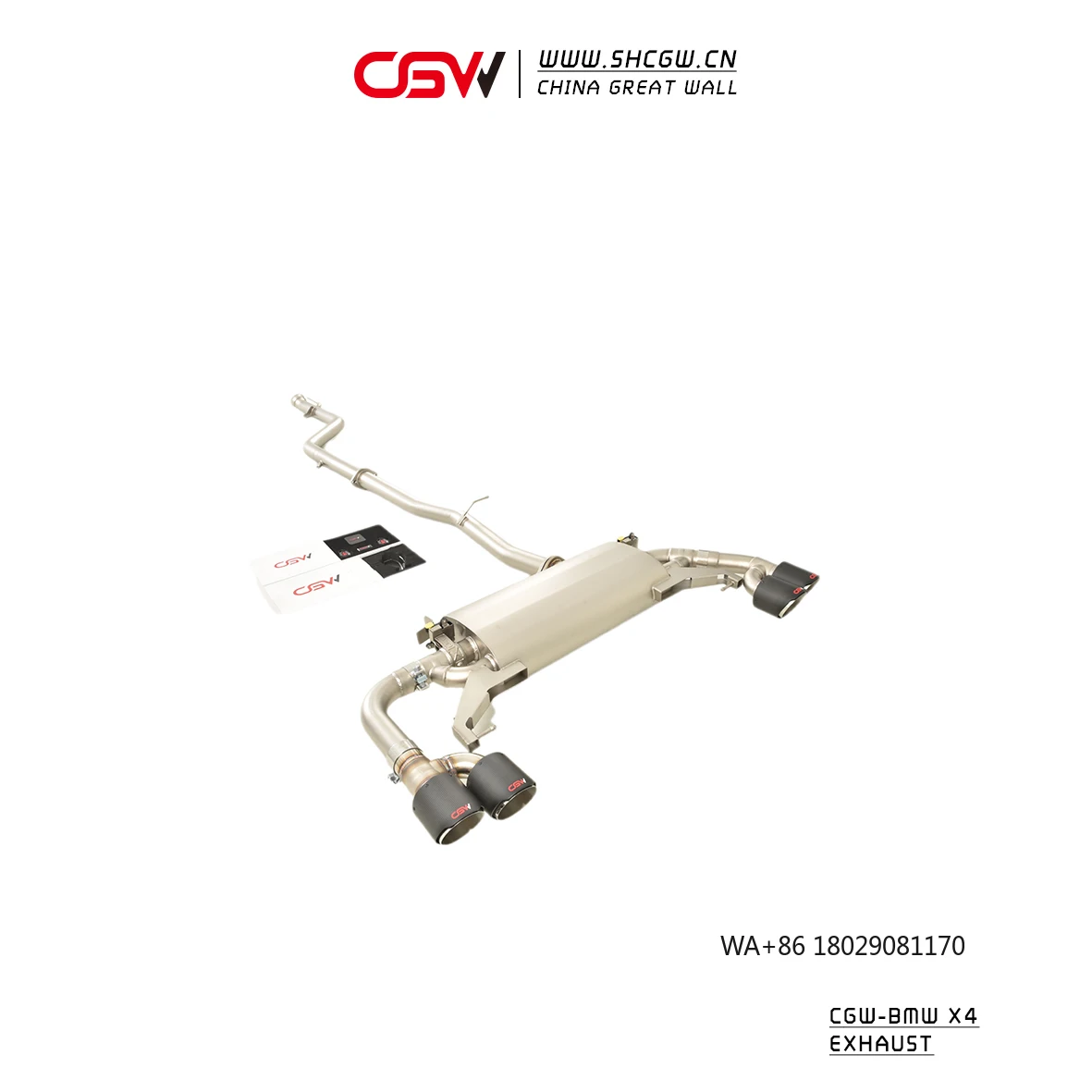 

Auto Parts Exhaust Muffler Pipe Exhaust for X4M Cat-back System