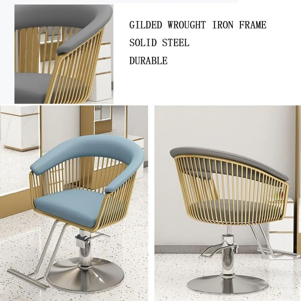 كرسي حلاق دوار هيدروليكي قابل للتعديل لصالونات تصفيف الشعر والشامبو #6