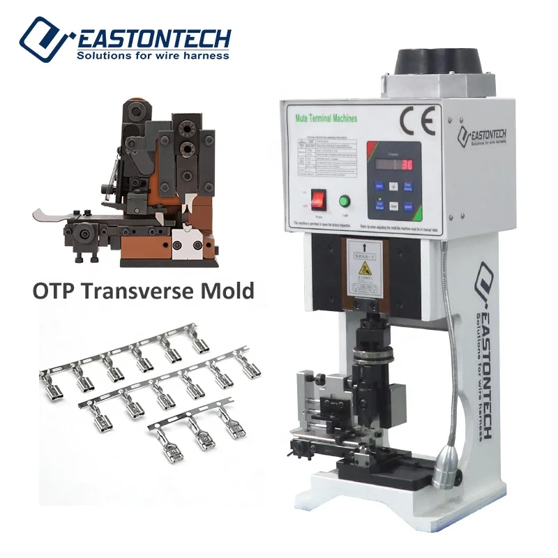 

EW-09C High Efficient Pneumatic European Mold Semi-Auto Electric Cable Mute Terminal Crimping Machine Easy Mold Replacement