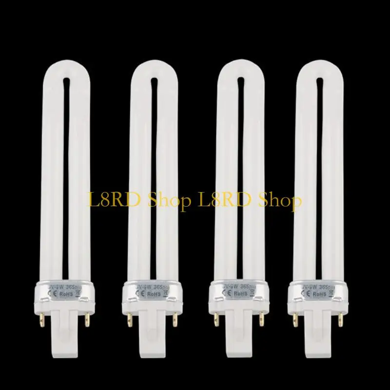 L8RD 9W Dryer UV Lamp Tube Light Bulbs Gel Nails Art Gel Dryer Replacement Curing Tools