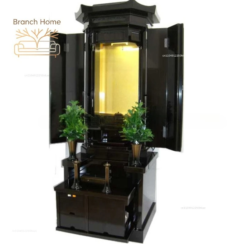 x1American Classical Household Buddha Cabinet Divine Table Household Tribute Table Buddha Terrace Incense Cabinet