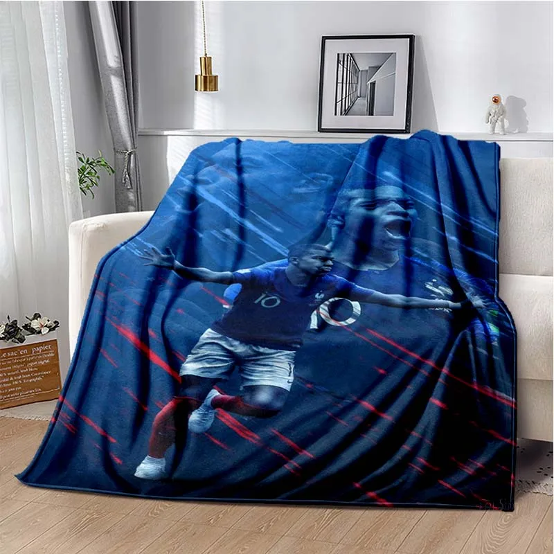 FASION-FOOTBALL-M-MB-PE-STAR Super Soft Throws Blanket,Warm Cozy Blanket for Bed,Sofa,Bedroom,Living Room,Travel,Camping,Hiking