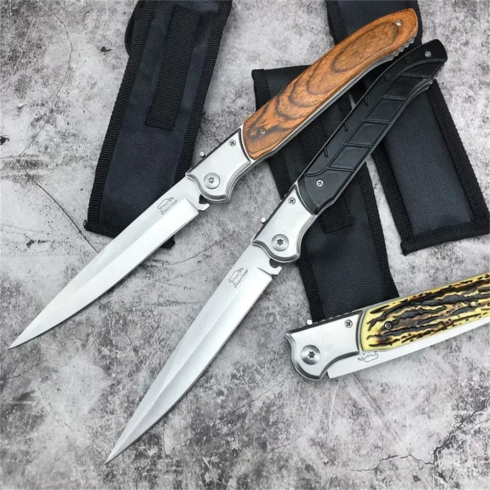 

3 Styles Top-selling Russian EDC Outdoor Folding Knife 420 Steel Clip Point Blade Tactical Pocket Knife Camping Hunting Tools