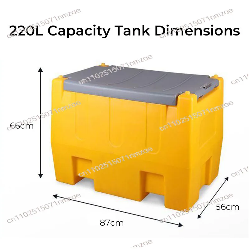240L Plastic Custom Color Transport Mobile Dispenser Portable Diesel Tank with Pump for Truck Refueling