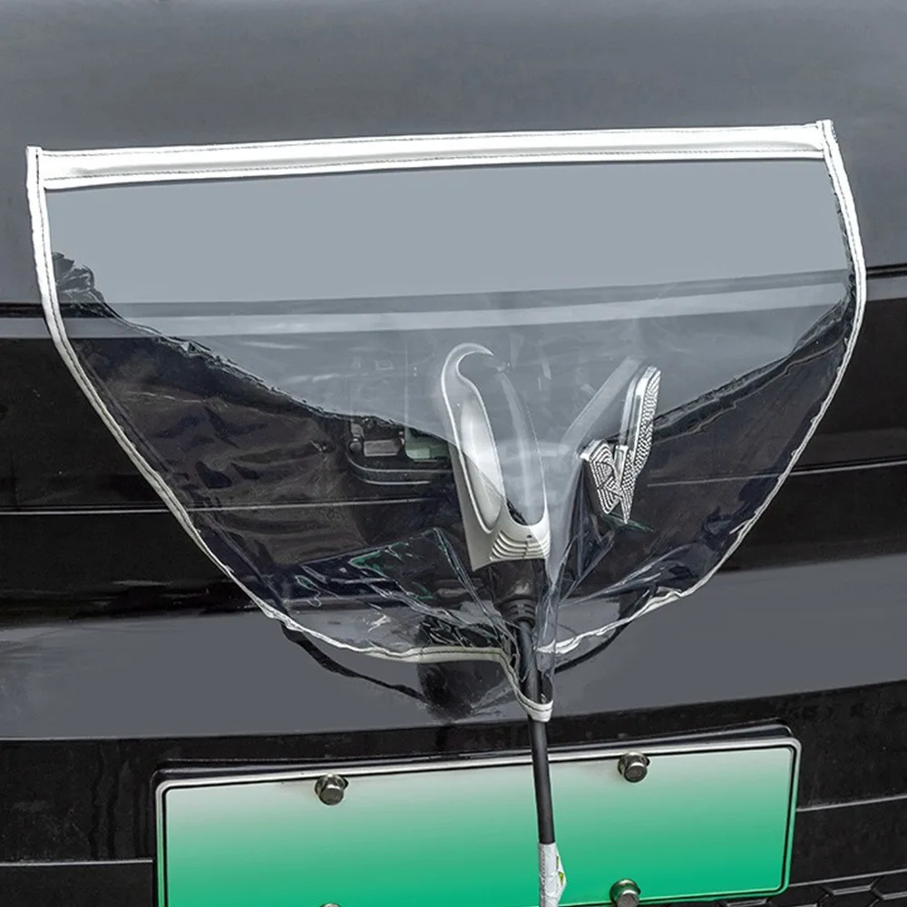 

Водонепроницаемый пылезащитный универсальный чехол для зарядного порта электромобиля, прозрачный, на магните