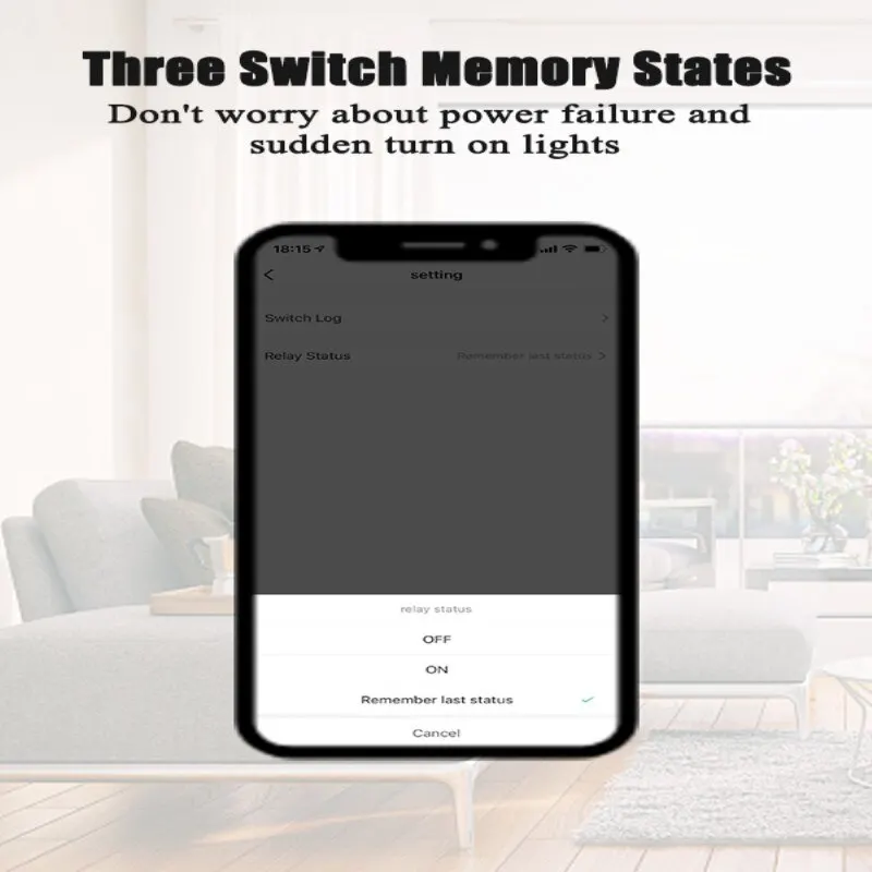 Tuya WiFi MiNi Smart Switch With Energy Monitor 16A 2-way Control DIY Breaker Timer Wireless Switches Work For Alexa Google Home