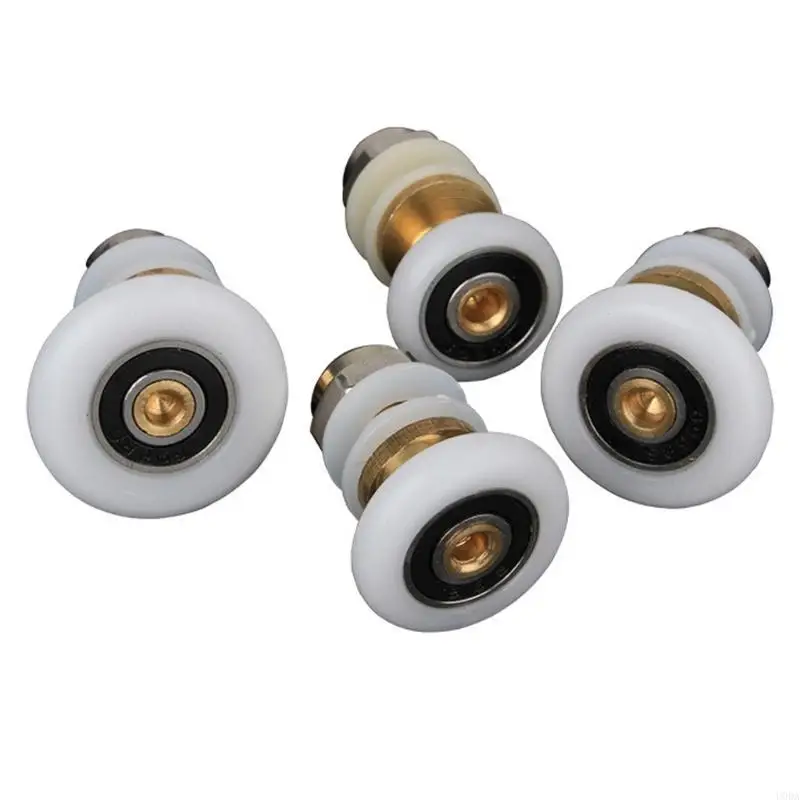  Smooth Glidings 16pcs Shower Cabin Glass Door Rollers Shower Enclosures Glass Door Sliders for Home Bathroom Upgrades