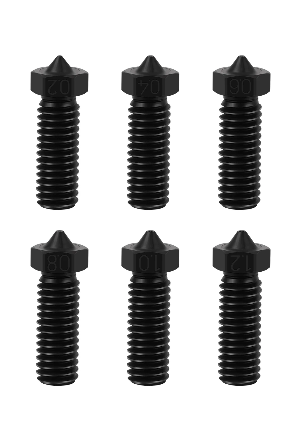 E3D Volcano Düse Hartstahl Messing PTFE plattiert 3D-Druck für Vyper Artillery Sidewinder X1&X2 Genius Pro Hotend – Detail 11
