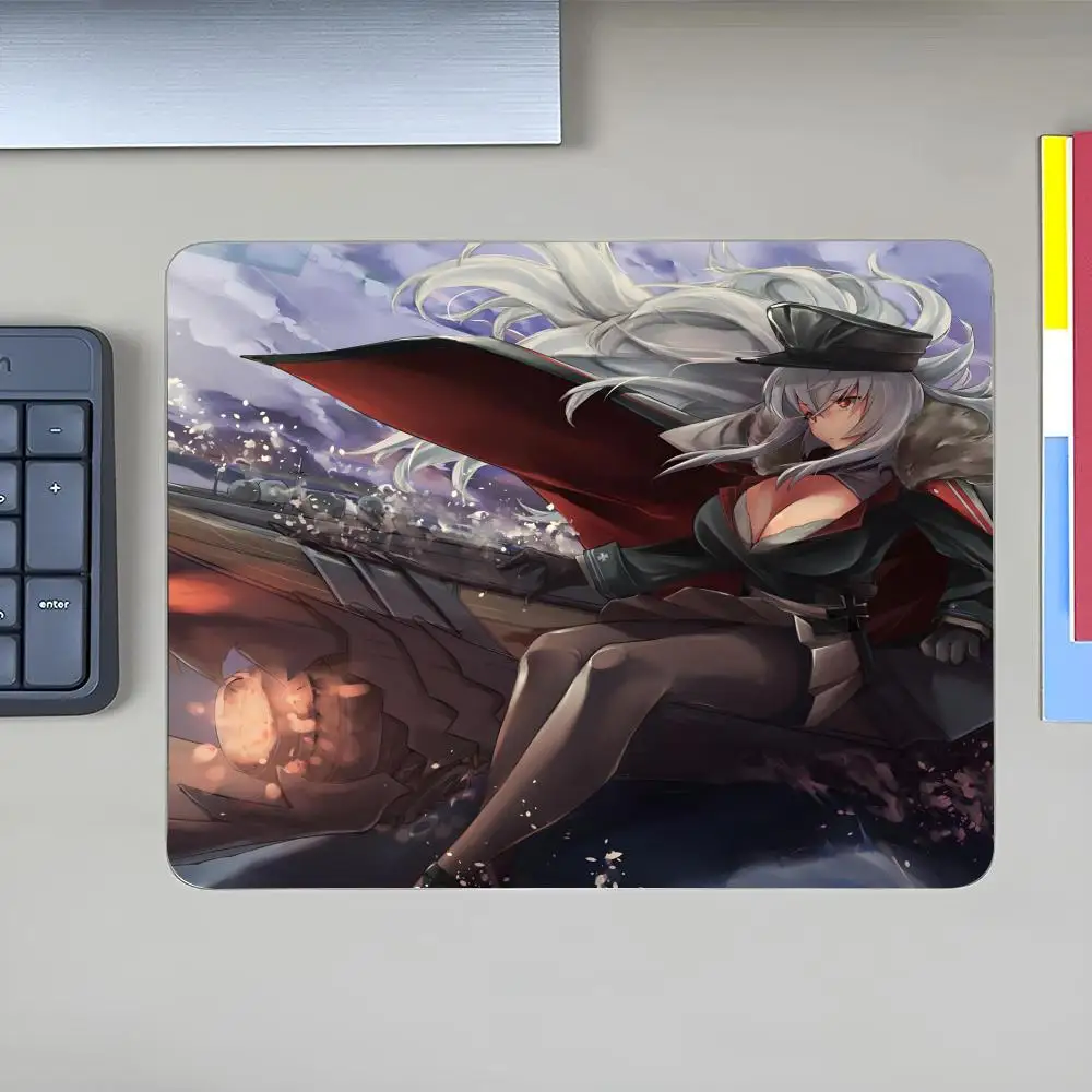 Games Graf Zeppelin A-Azur L-Lane MINISO Mouse Pad Anime Game Mouse Pad High Quality Small Desk Pad Rubber Laptop Desk Pad