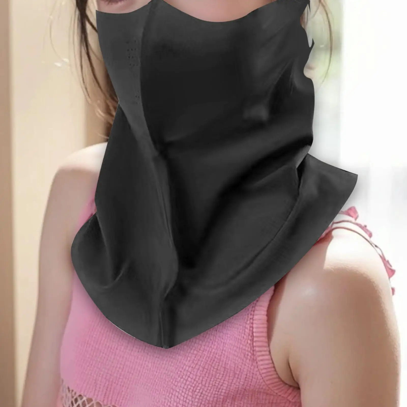 2x Face Mask Ice Silk Neck Gaiter for Cycling Outdoor Activities Men And Women