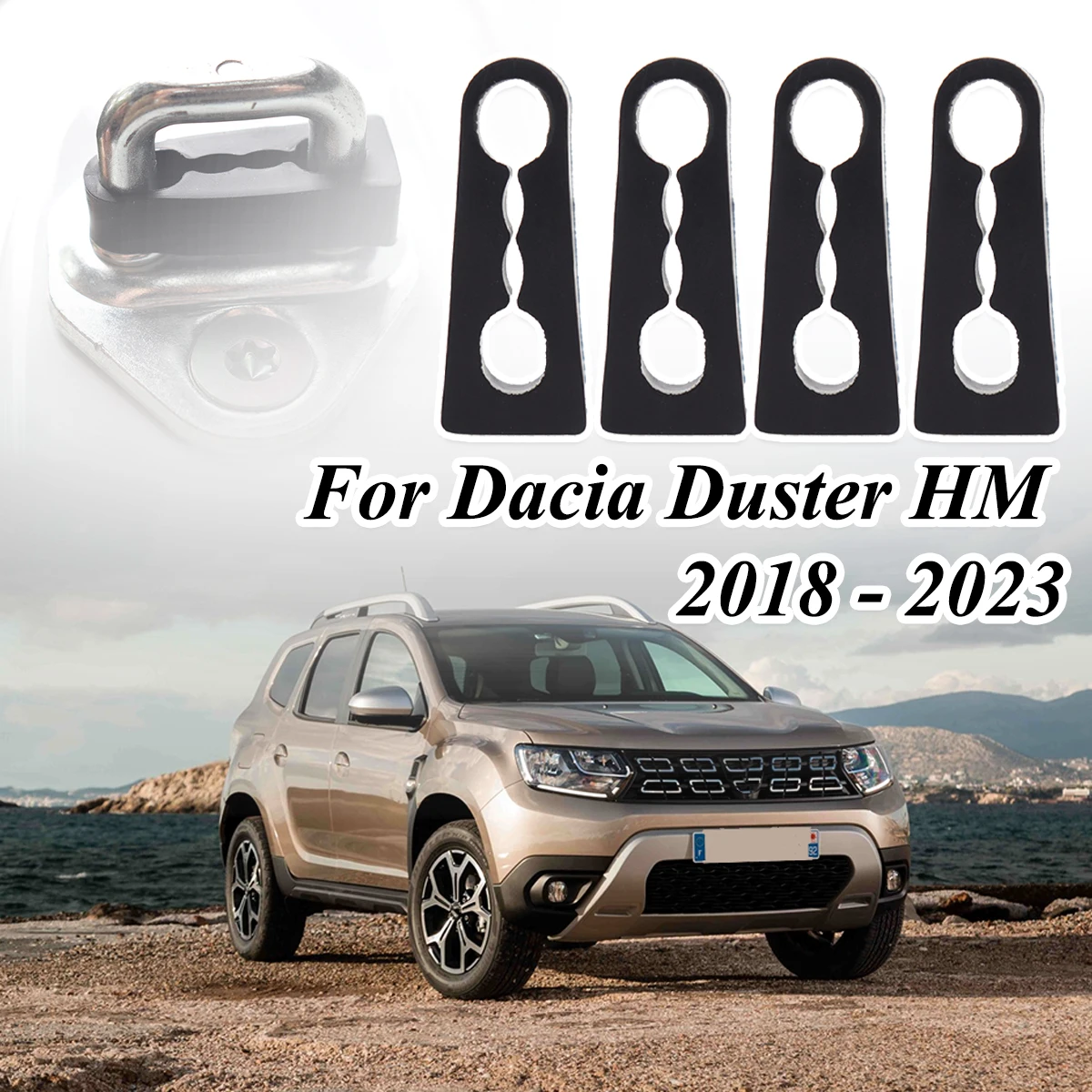 

Door Lock Damper Buffer Deadener For Dacia Duster HM 2018 - 2023 BMW X3 E83 F25 2003 2004 Seal Shock-Absorbing Damping Protector