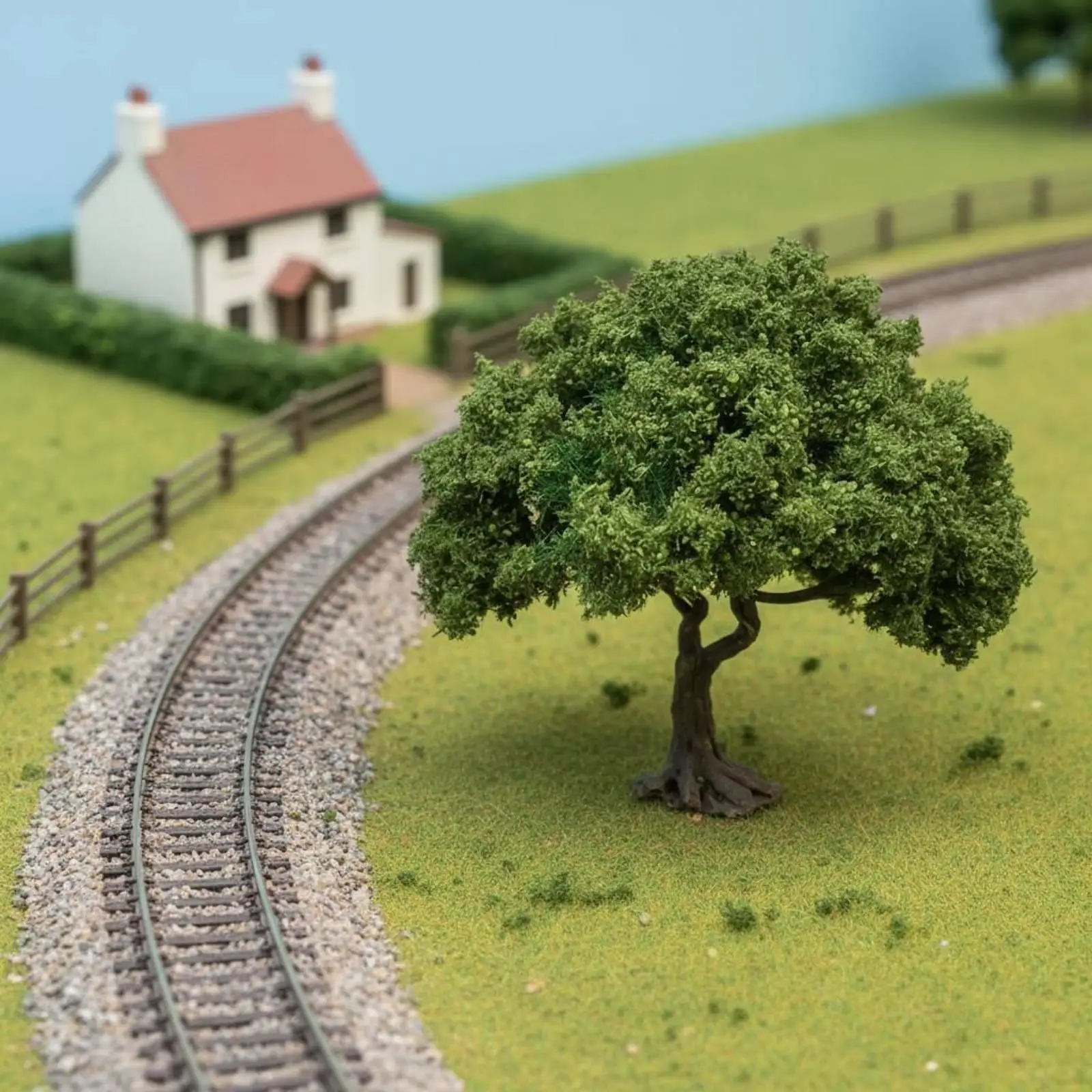 DIY Wood Model Kit Miniature Landscape Tree for Scenery Design Tabletop Diorama and Creative Projects
