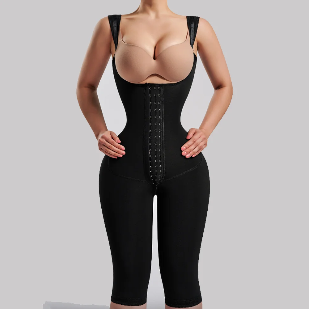 Women\'s Double High Compression Underwear High-back Hourglass Girdle Waist Trainer Post-operative Shaper Fajas Colombianas