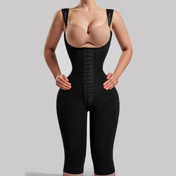 Dames Dubbel Hoge Compressie Ondergoed Hoge Rug Zandloper Taille Trainer Postoperatieve Shaper Fajas Colombianas