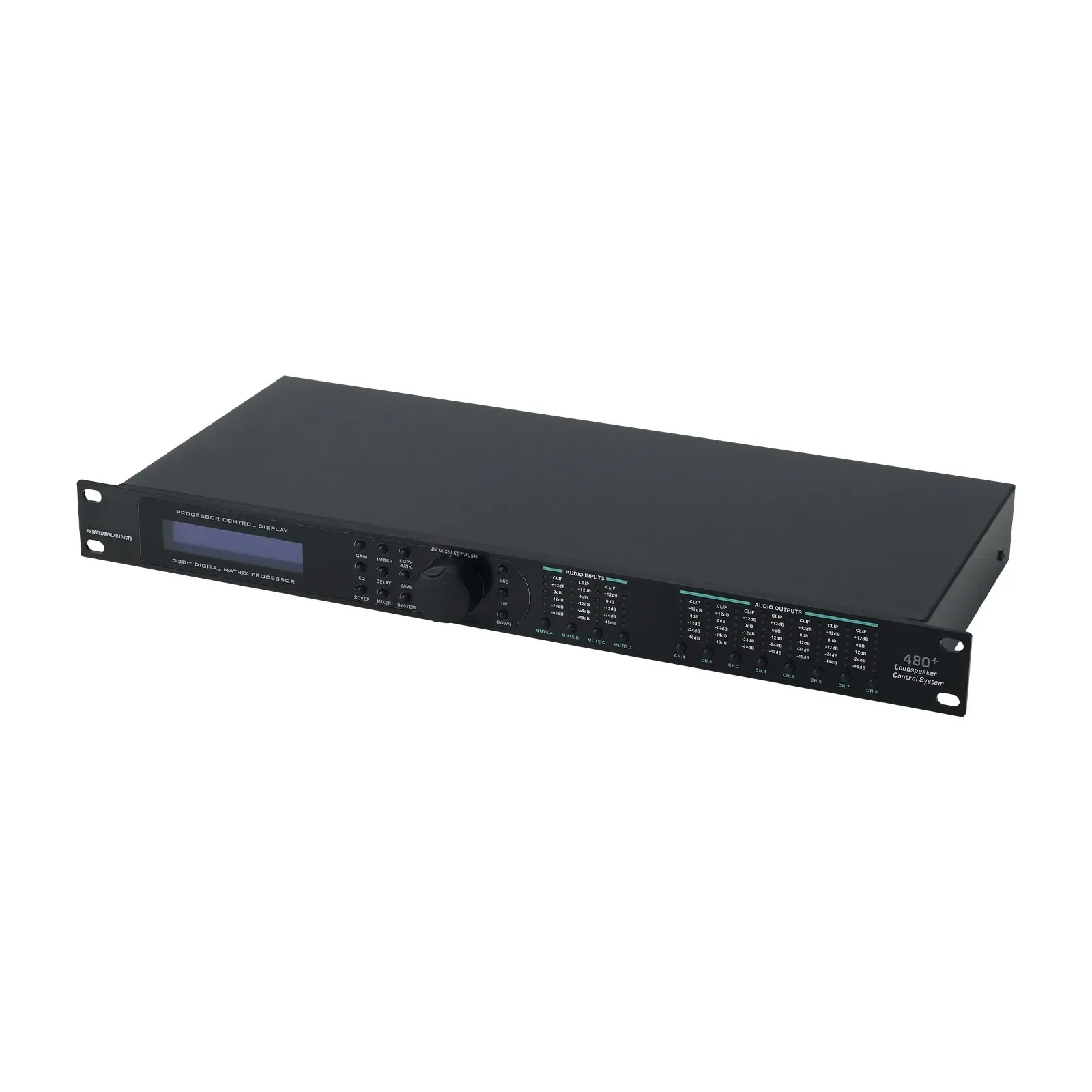 【HOT】Professional 4-Channel Audio Effector 4-IN 8-OUT Stage Performance Digital Audio Processor Support USB Debugging