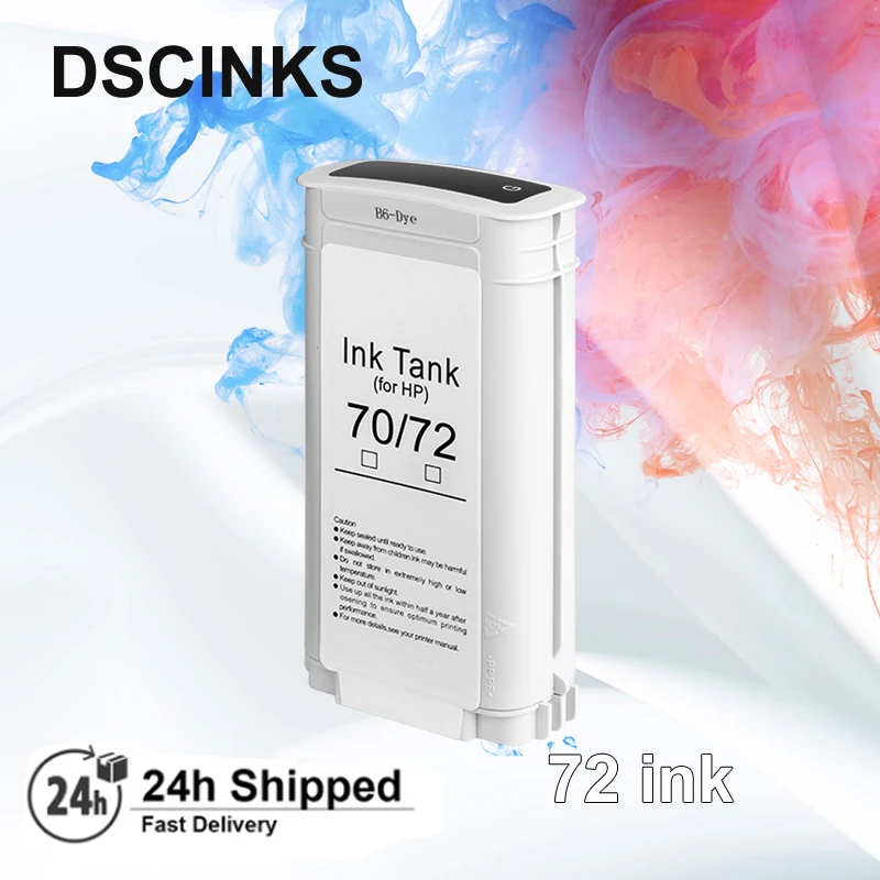 

Dye ink cartridge For HP 72 Ink Cartridge With 130ml Pigment Ink For HP T790 T610 T620 T770 T795 T1100 T1120 T1200 T1300 printer