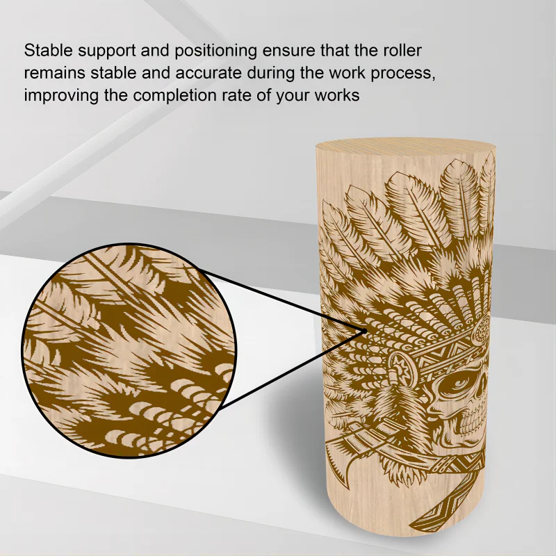 Rotary Roller Upgrade Kits For Laser Engraver Cutting Machine Engraving Cutting Cylindrical object