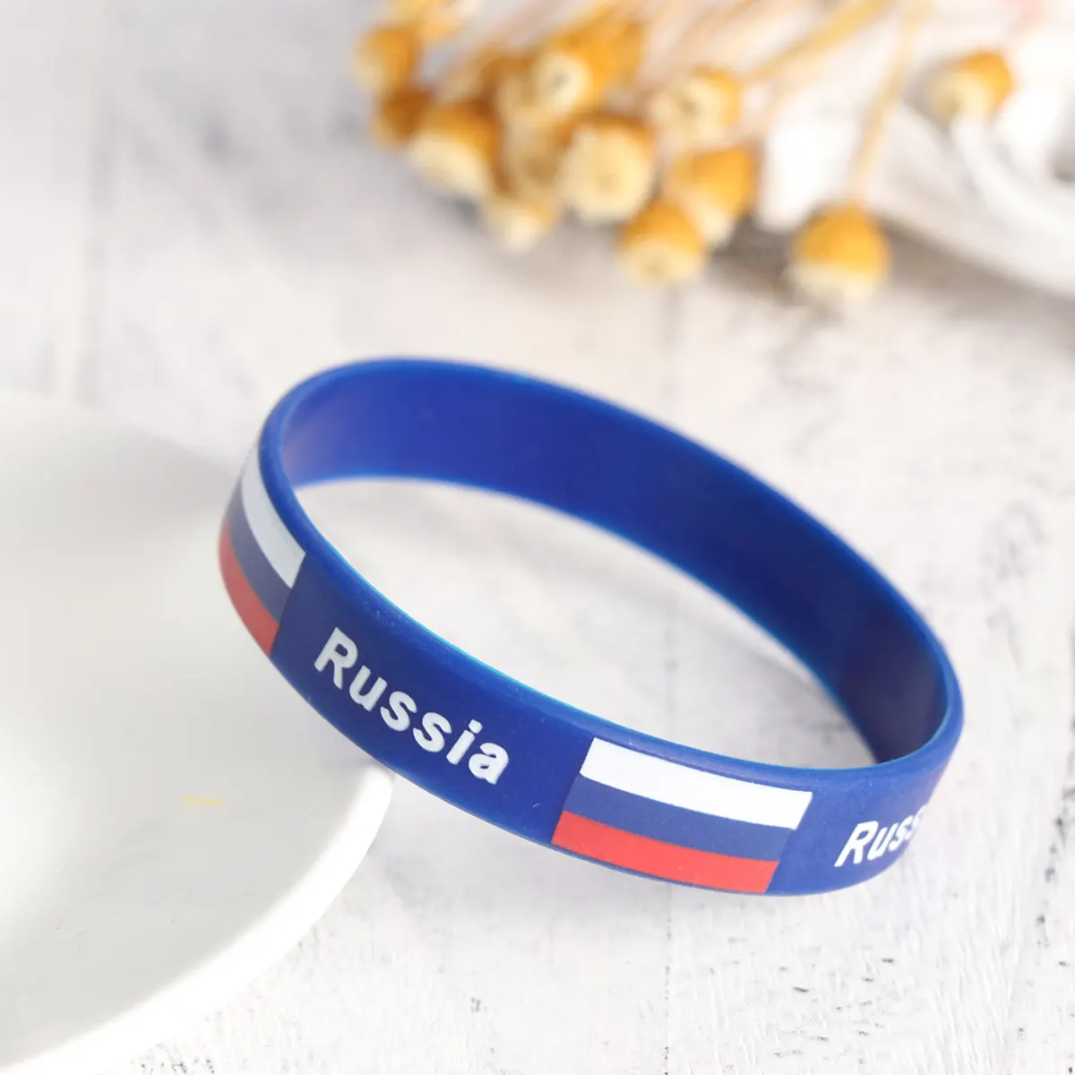 

Набор из 5 силиконовых браслетов с флагами стран, для спортивных мероприятий, футбола, поддержки болельщиков