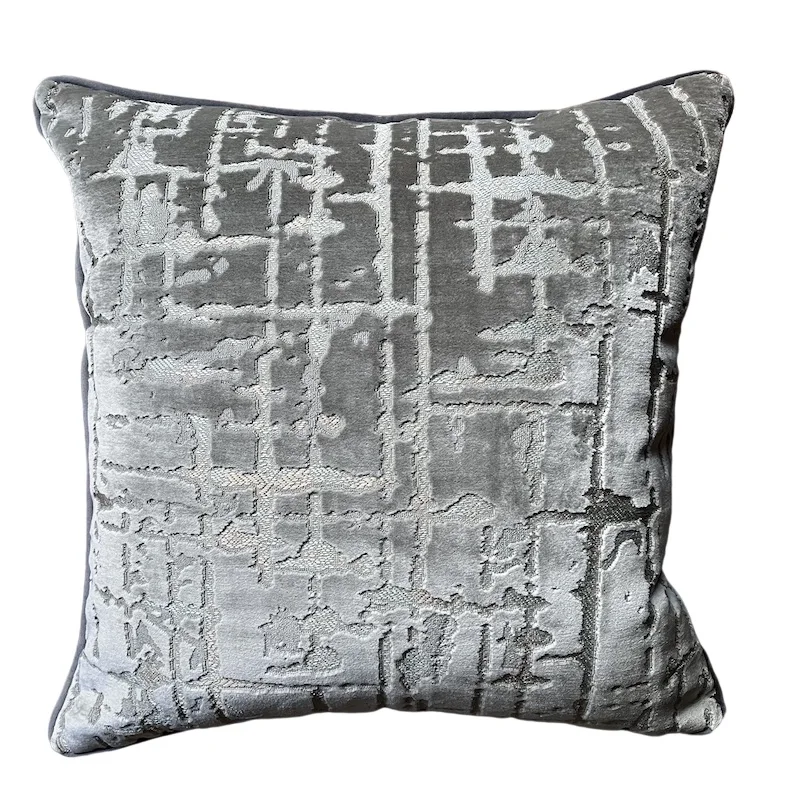 

2022 Silver Gray Geometric Cushion Cover Decorative Pillow Case Modern Simple Abstract Art Home Sofa Bed Coussin