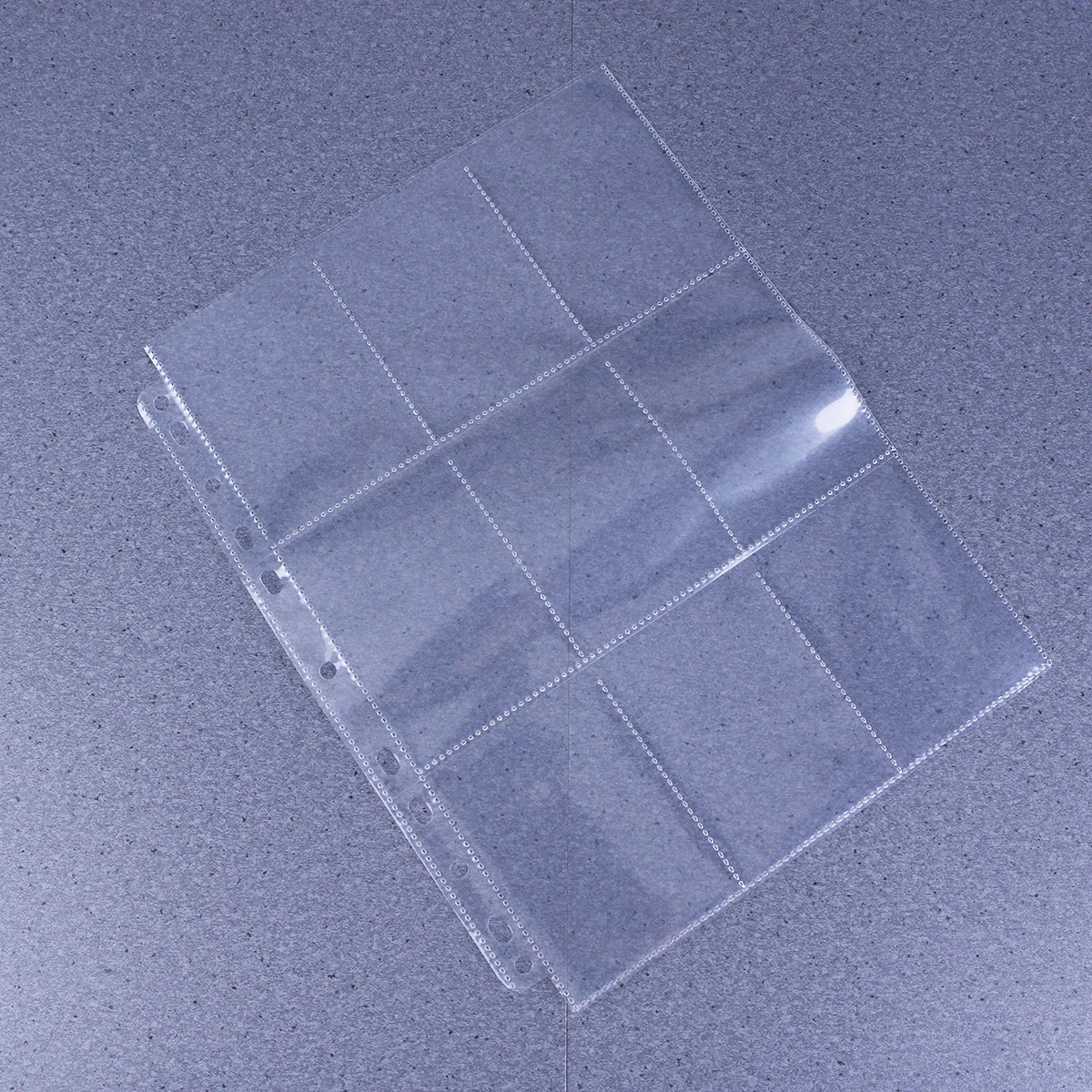 10Pcs 9 Pockets Photo Album Pages High Capacity Transparent Inserts for Picture Storage Ticket Holder Collectors Ideal