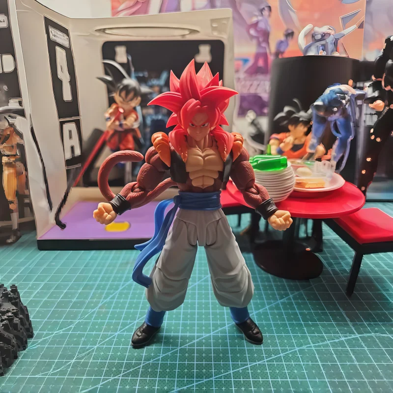 

Kamione 03ab Wokofu SHF Dragon Ball Super Four Gogeta New Movable Body PVC Action Figure Ornament For Anime Fan Desktop Decor