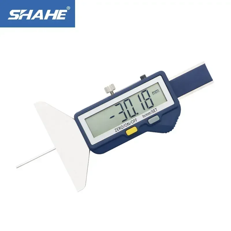 Shahe 0-25/0-50mm Digital Car Tyre Tire Tread Depth Gauge Meter Measurer Tool Built-in Wireless Caliper Thickness Gauges