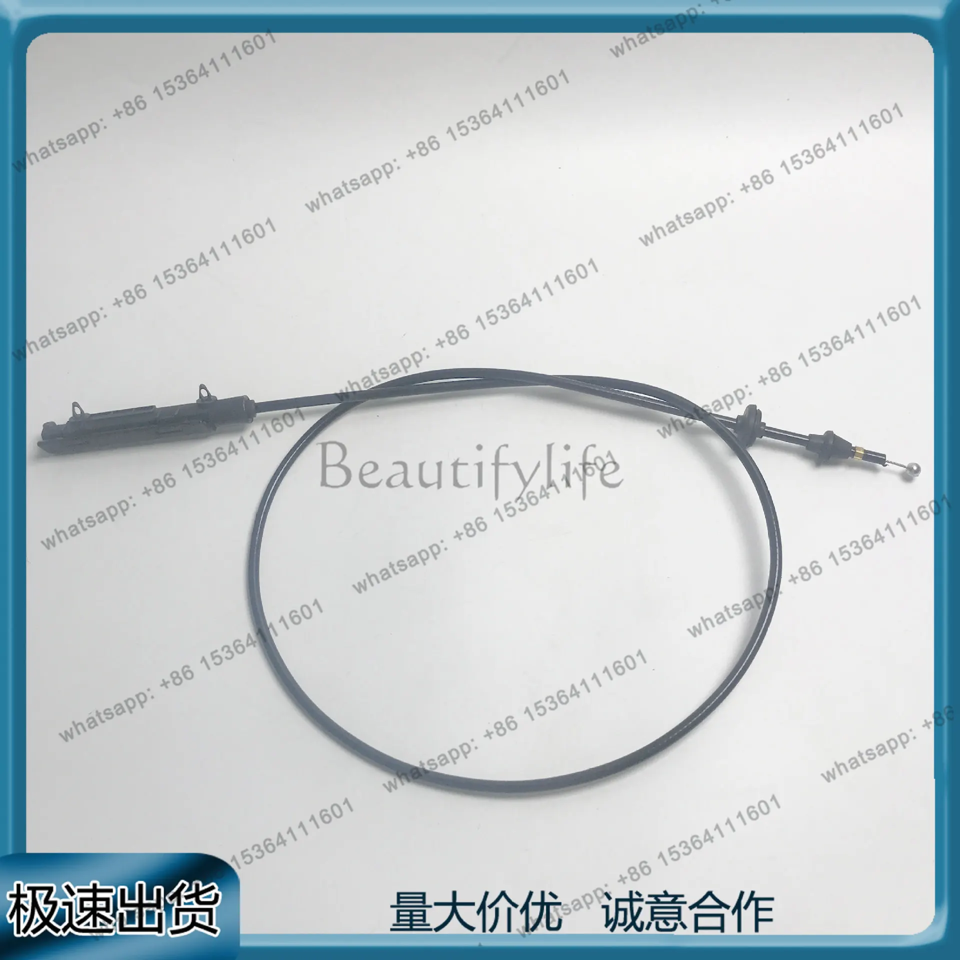 YJ Hood Release Cable 95551153500 Fit Porsche Cayenne 9PA1 2007-2010 Bonnet Control Cable