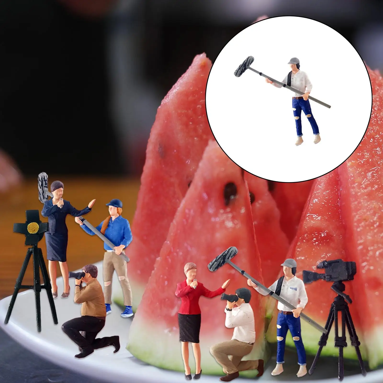 Figurine de diffusion de petites personnes peintes, pour aménagement de modèles d'architecture