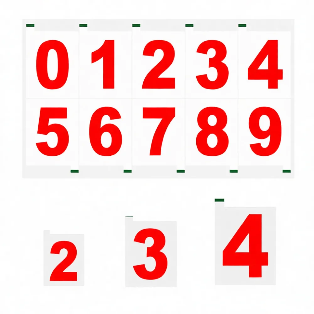 Waterproof Number Letter Stickers Decals For Mailbox Address Outdoor Signage Durable Reflective Vinyl Adhesive Labels Black Gold