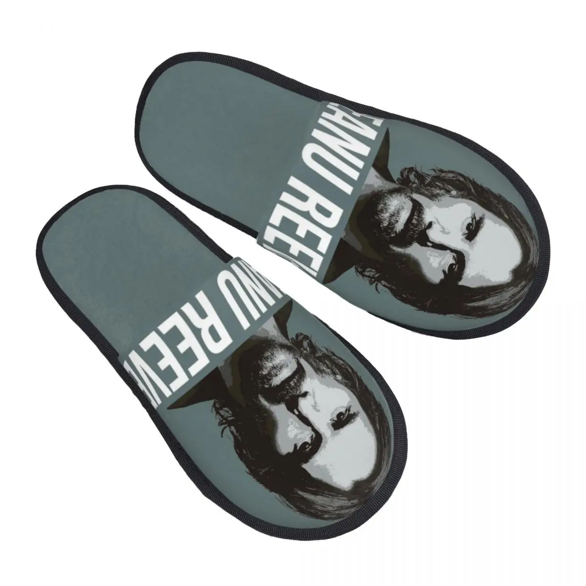 

Keanu Reeves Men Women Furry slippers Warm pantoufle homme Home slippers