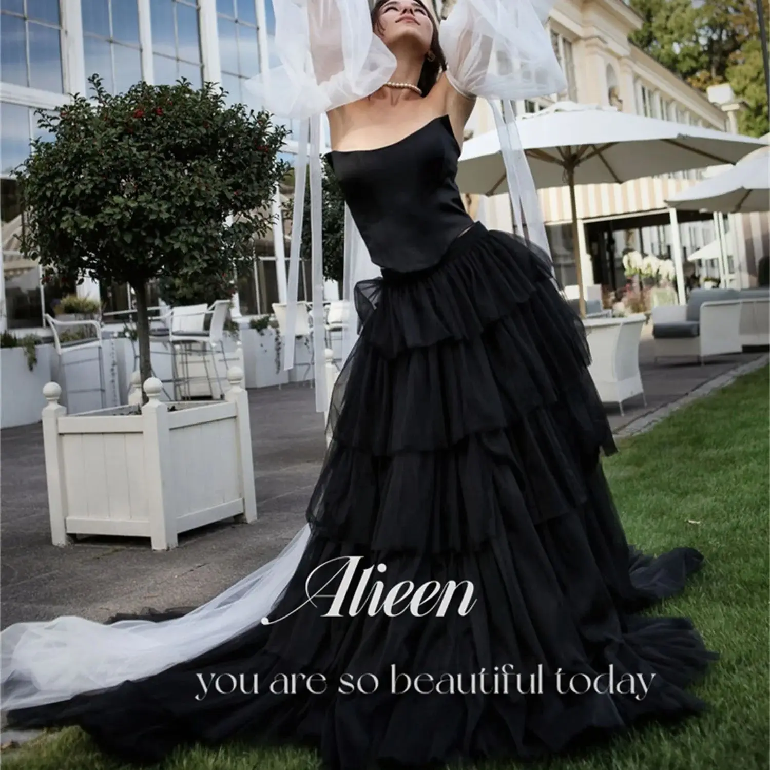 

Aileen Party Dresses Woman Customized Luxurious Women's Evening Dresses for Special Occasions Black Dress Prom Gala Womens 2024