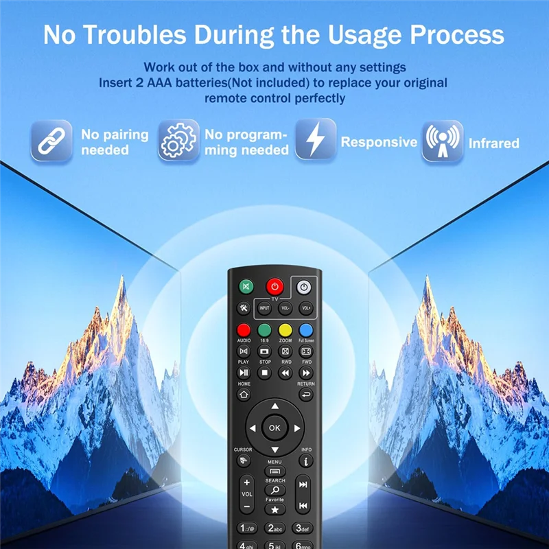 AT82-Superbox Control remoto de repuesto Control remoto universal para Super Box Control remoto universal