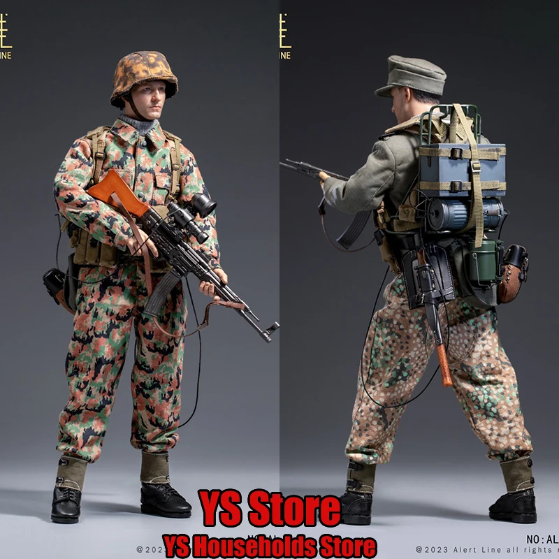 

Alert Line AL100044 1/6 Desert Camfoulage Movable Military Man Action Figure Mini Rifle Ornament 12" Full Set Soldier Model