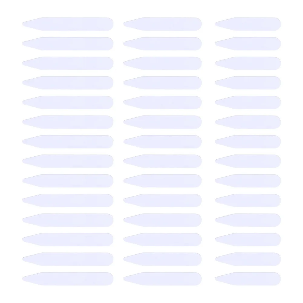 300 قطعة طوق يبقى شفافًا ومتينًا ومقاوم لدرجات الحرارة العالية وياقة قميص يدعم رف إدراج بلاستيكي للرجال والنساء