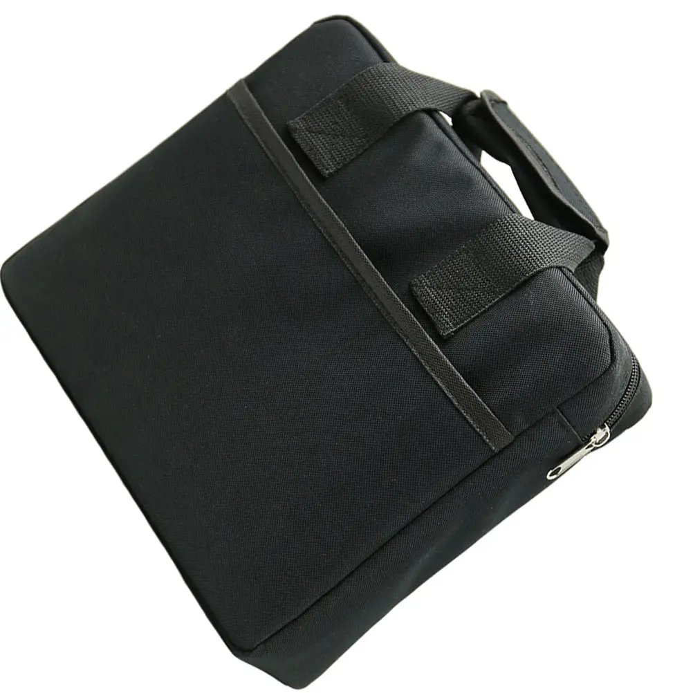 

Guitar Effector Storage Pouch Durable Oxford Waterproof Portable Handle External Pockets Metal Zipper Small Case Guitar