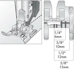 Seam Guide Foot #820772096 for Pfaff  Hobby 1042 1040 1032 1030 1022 1020
