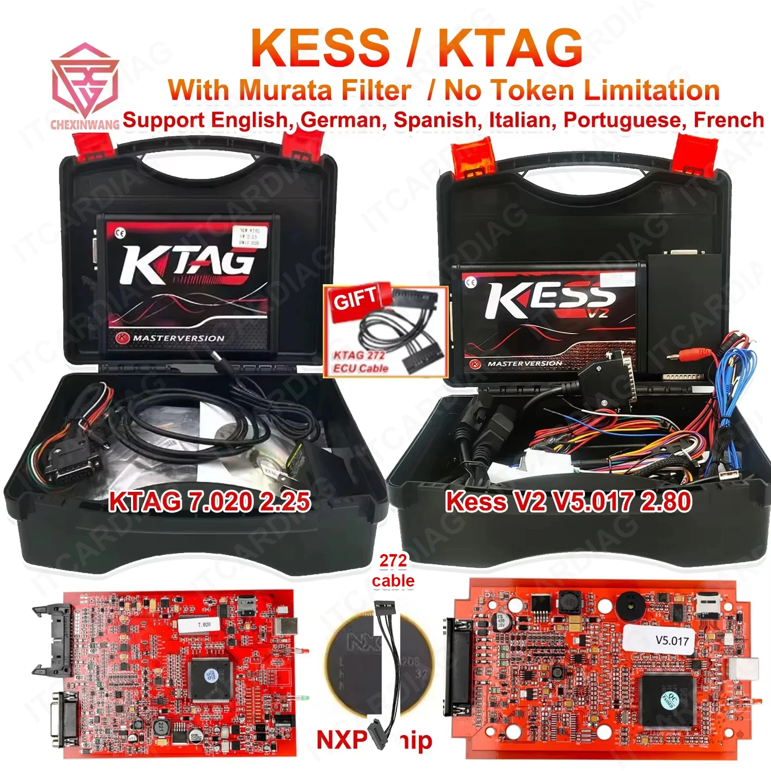 

Фильтр Murata Online EU Red Kess V2 V5.017 2.80 KTAG 7.020 2.25 с неограниченным количеством токенов OBD 2 для чип-тюнинга ЭБУ автомобилей и грузовиков