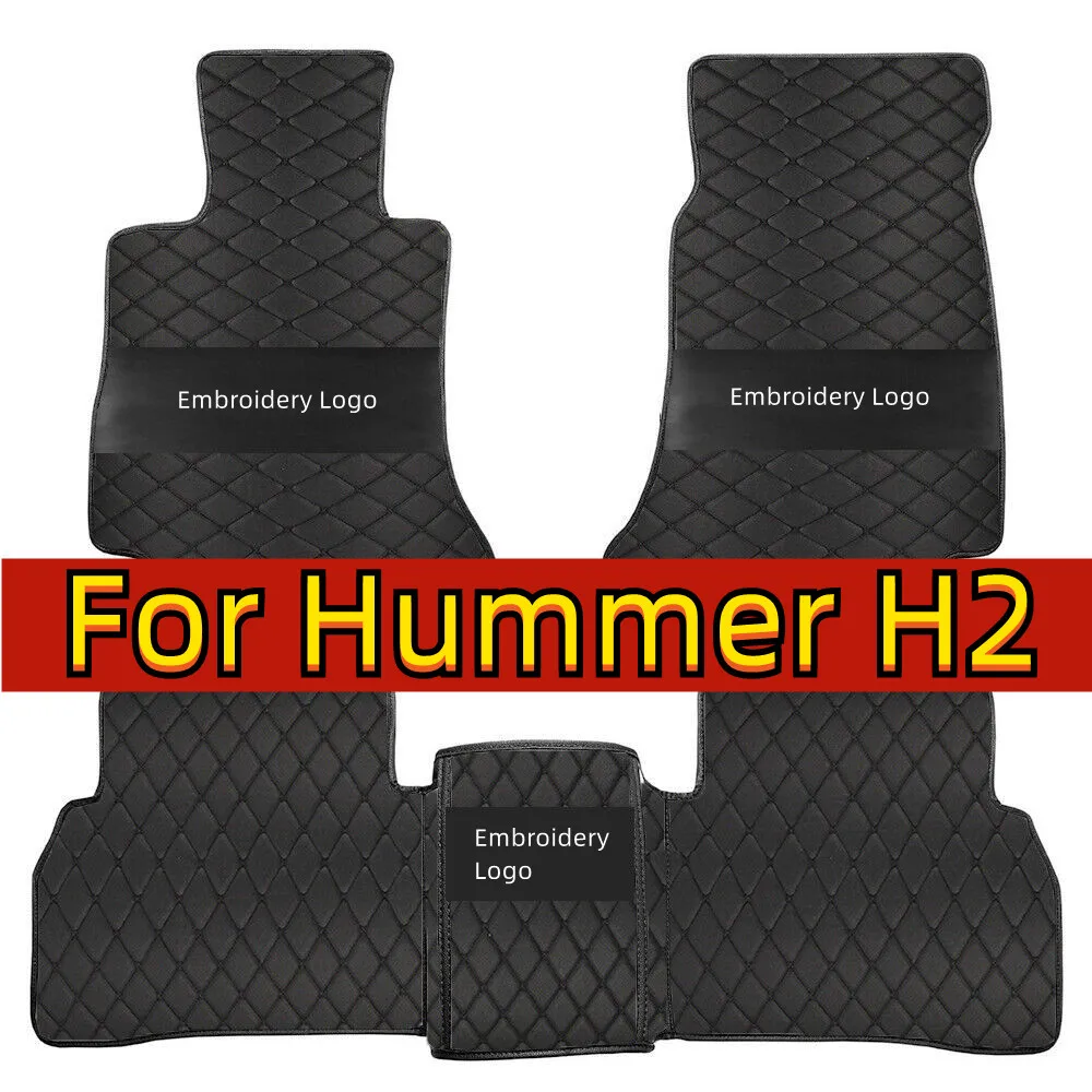 Car Floor Mats For Hummer H2 2008 Custom Auto Foot Pads Automobile Carpet Cover Interior Accessories