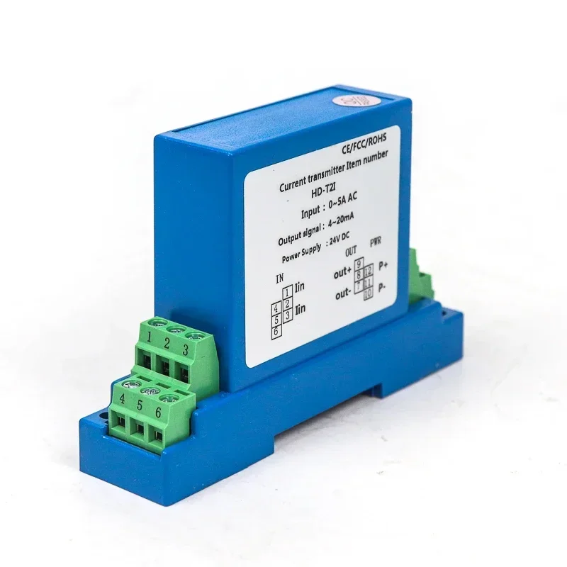 Split core ac 0-20a hall effect dc current sensor 0 10v