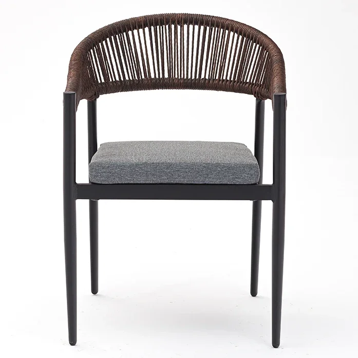 

A Spray Frame Finishing Patio Chair Outdoor Restaurant French Style Waterproof Patio Furniture Bistro Chair