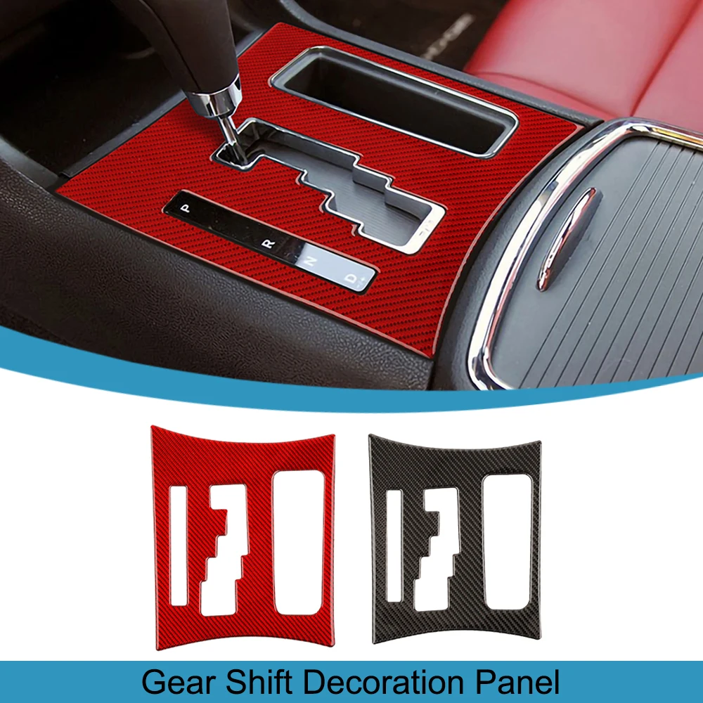 

Car Center Console Gear Shift Panel Decoration Cover Trim Stickers for Dodge Charger 2011 2012 2013 2014 Interior Accessories