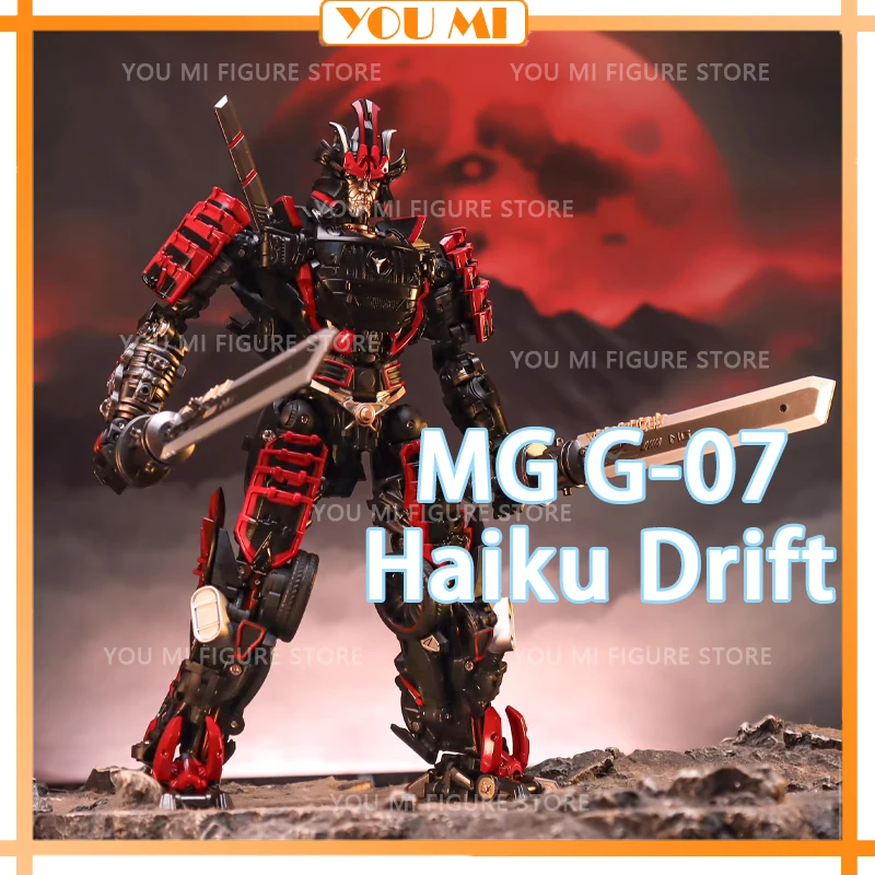 Original MetaGate Transformation MG G07 G-07 Haiku Drift Black lightning Three Warriors Car Plane MetaGateG07 Action Figure